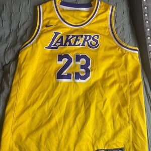 Lakers dri-fit number 23 lebron James jersey
